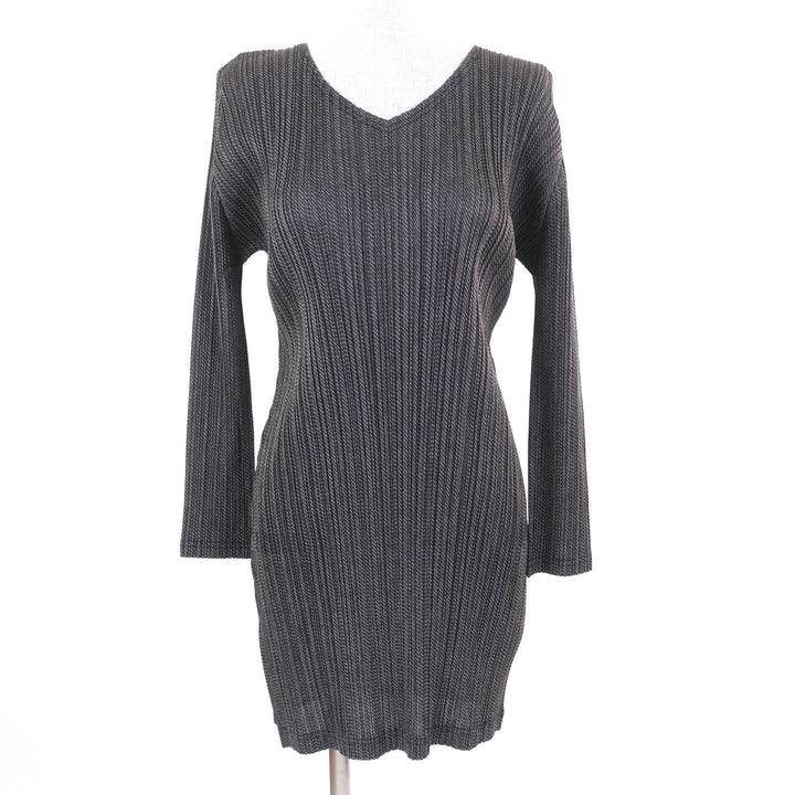 Excellent PLEATS PLEASE one piece Black series polyester Women 3 PP61-JT446