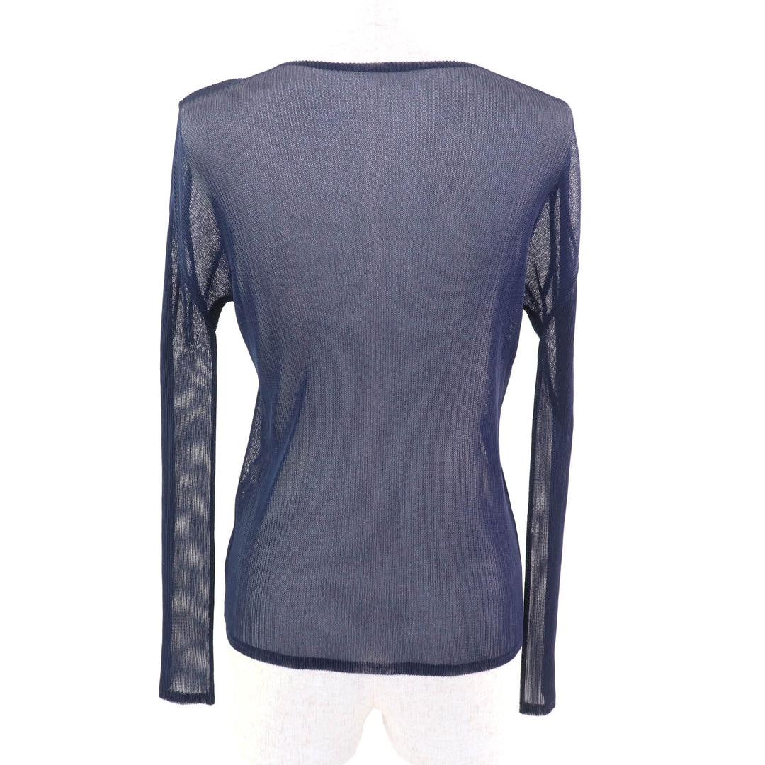 Excellent PLEATS PLEASE T-shirt Navy polyester Women 3 PP01-FK523