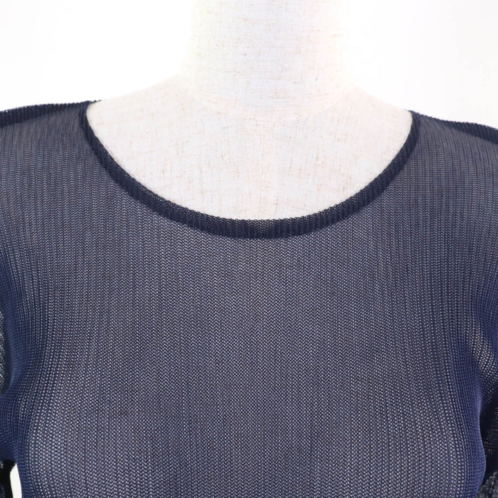 Excellent PLEATS PLEASE T-shirt Navy polyester Women 3 PP01-FK523