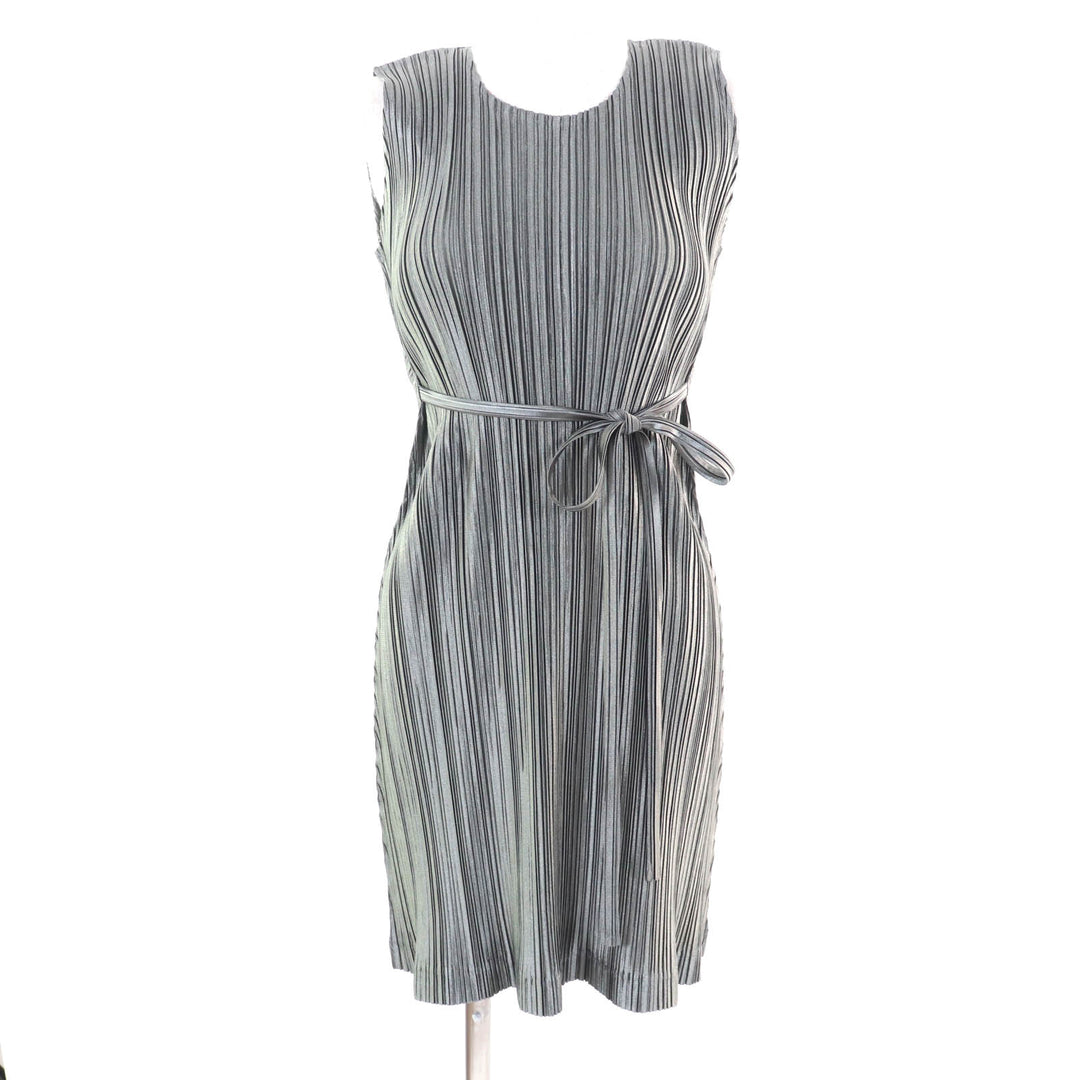 Excellent PLEATS PLEASE one piece gray polyester Women 3 PP51-JH125
