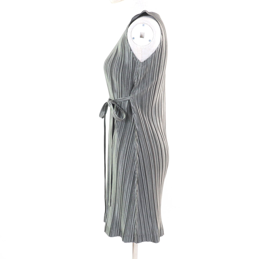 Excellent PLEATS PLEASE one piece gray polyester Women 3 PP51-JH125