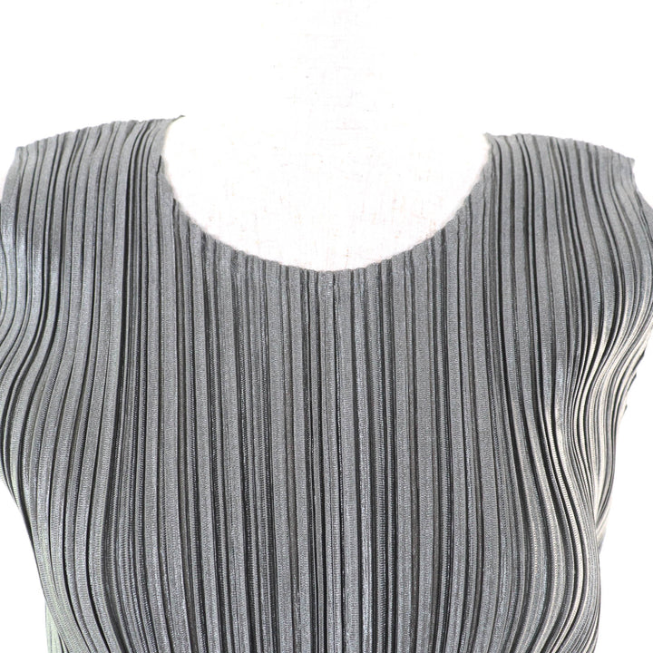 Excellent PLEATS PLEASE one piece gray polyester Women 3 PP51-JH125