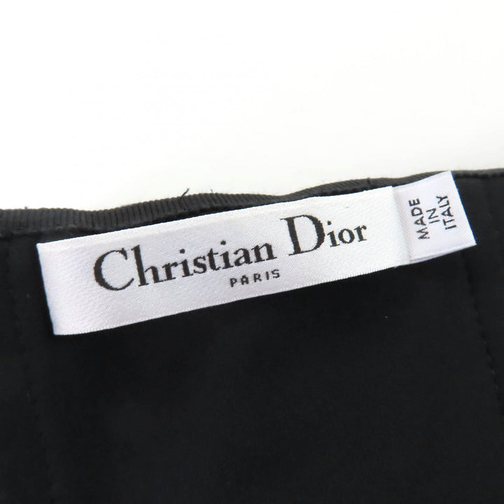 Great Christian Dior one piece Silk-blend halter-neck mini dress 40 221R39A1166
