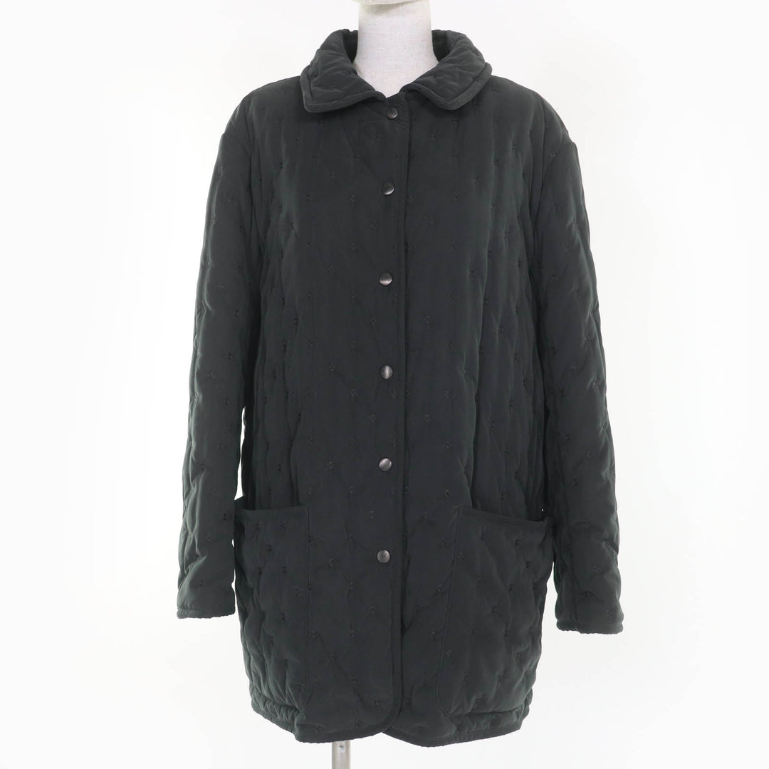 Great HERMES coat Rare Margiela period Serie button paddock coat Dark green 42