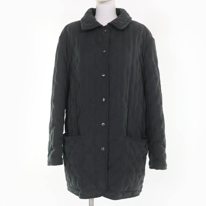 Great HERMES coat Rare Margiela period Serie button paddock coat Dark green 42