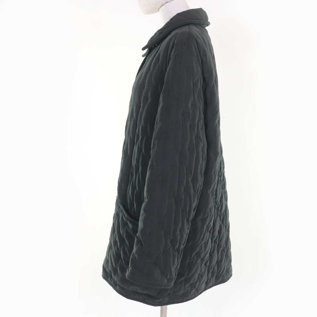 Great HERMES coat Rare Margiela period Serie button paddock coat Dark green 42