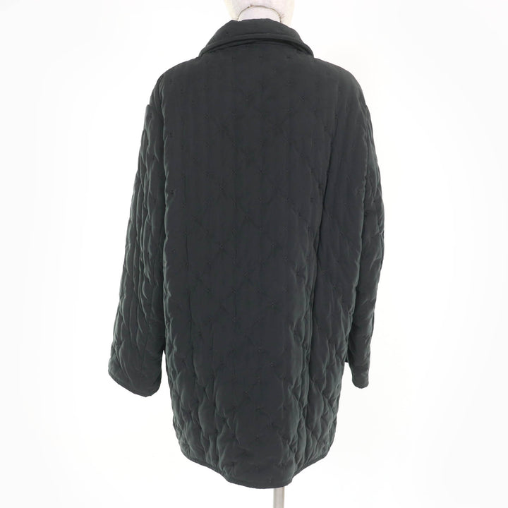 Great HERMES coat Rare Margiela period Serie button paddock coat Dark green 42