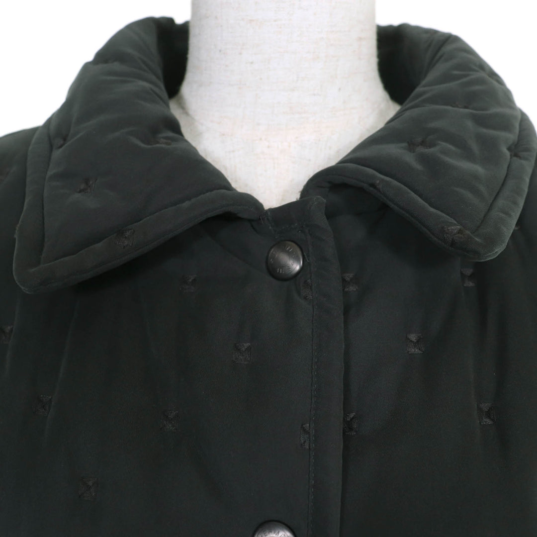 Great HERMES coat Rare Margiela period Serie button paddock coat Dark green 42