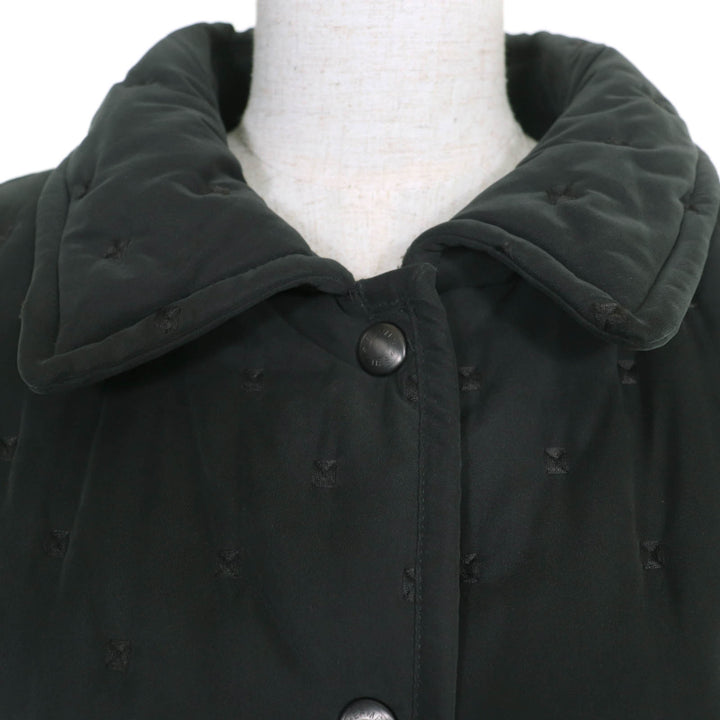 Great HERMES coat Rare Margiela period Serie button paddock coat Dark green 42