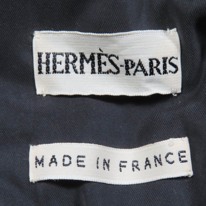 Great HERMES coat Rare Margiela period Serie button paddock coat Dark green 42