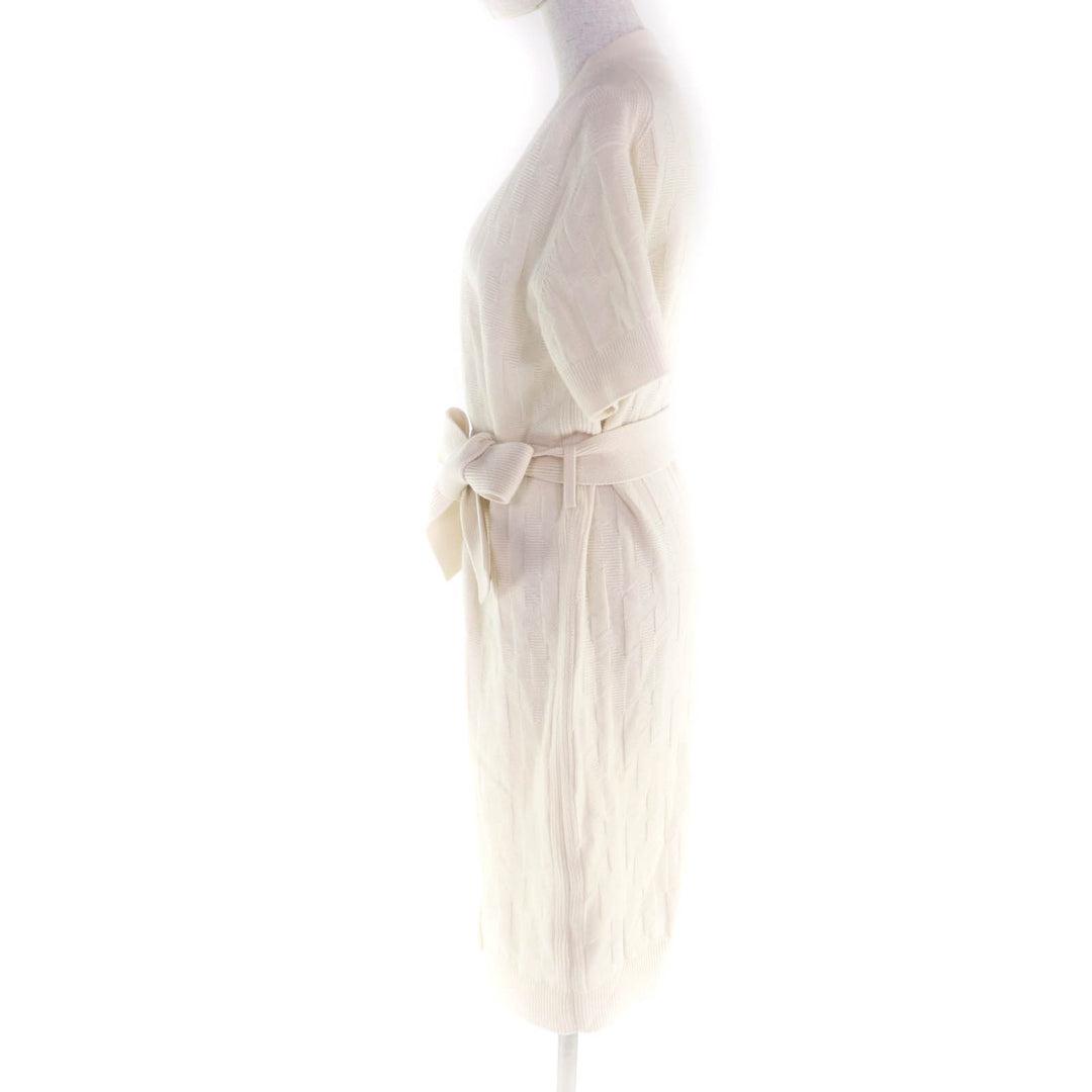 Excellent HERMES one piece Ivory wool Women 38 4E2522D3
