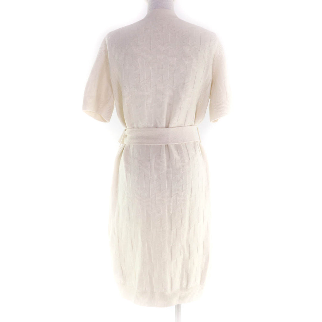 Excellent HERMES one piece Ivory wool Women 38 4E2522D3