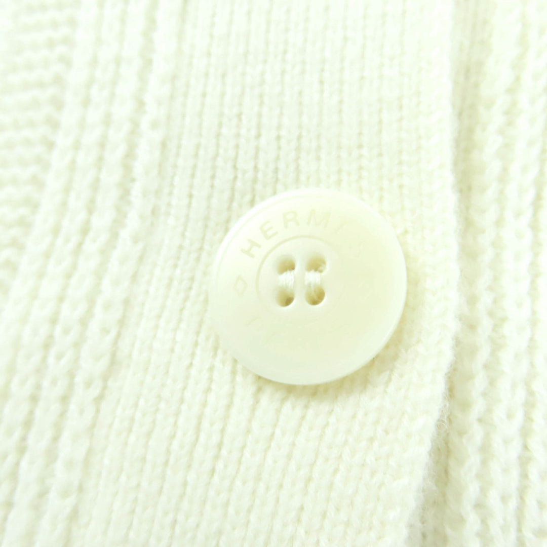 Excellent HERMES one piece Ivory wool Women 38 4E2522D3