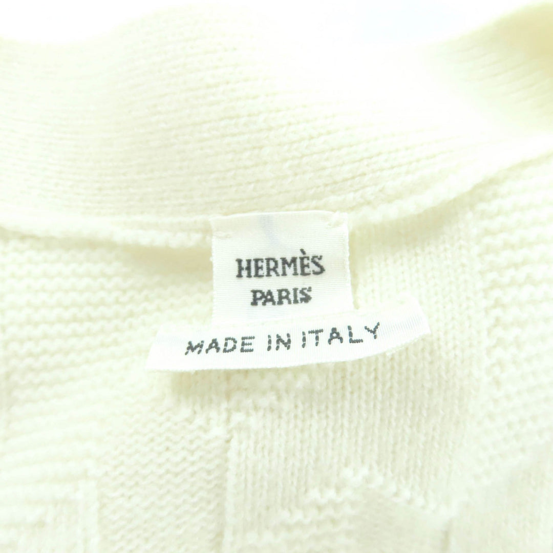Excellent HERMES one piece Ivory wool Women 38 4E2522D3