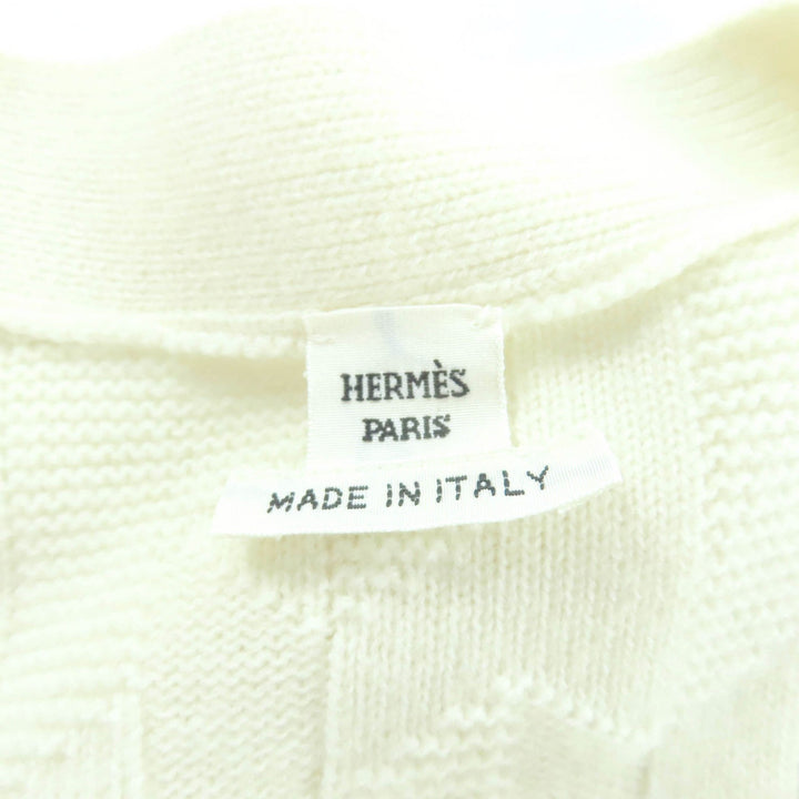 Excellent HERMES one piece Ivory wool Women 38 4E2522D3
