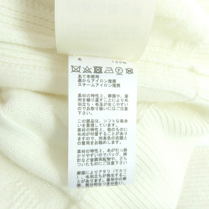 Excellent HERMES one piece Ivory wool Women 38 4E2522D3