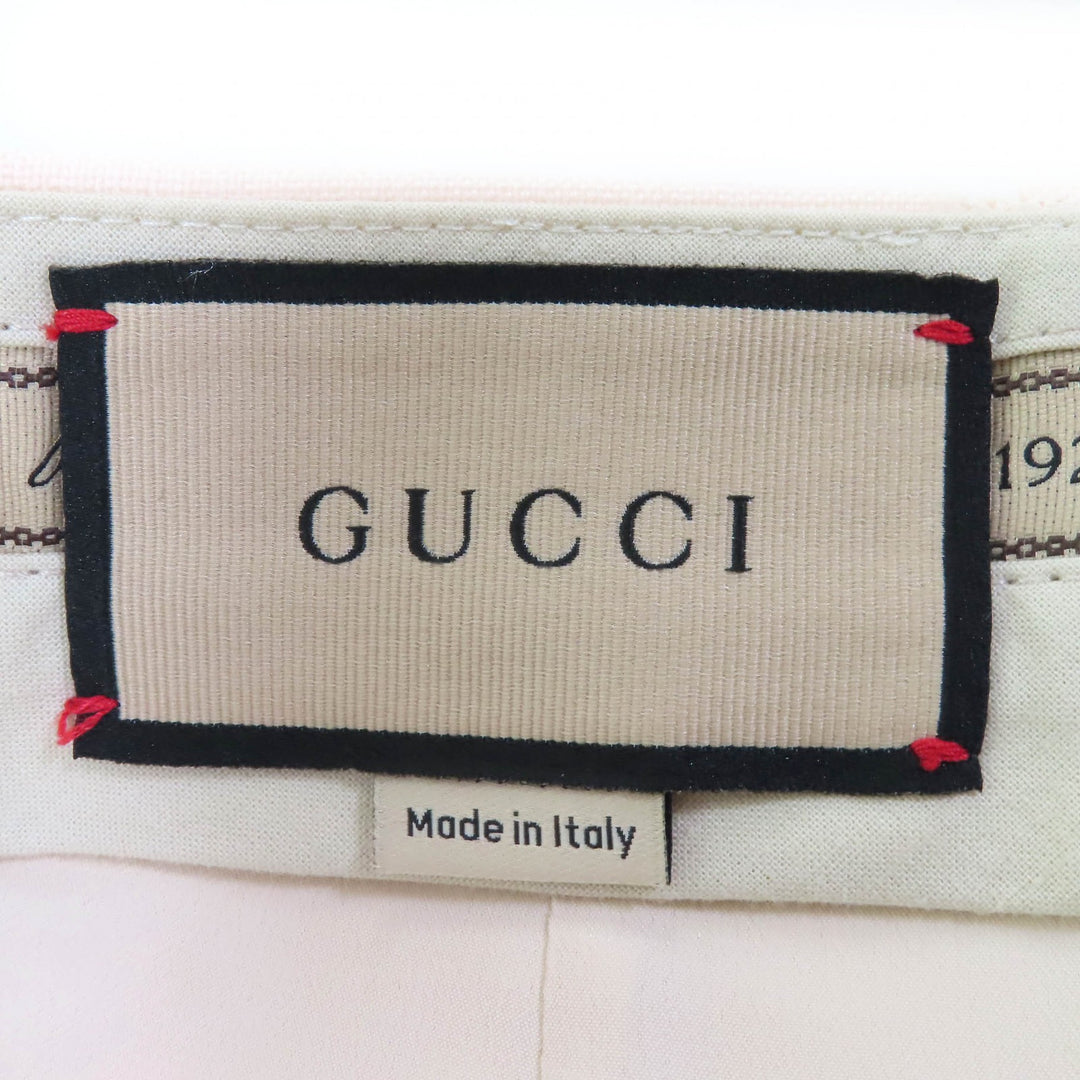 Excellent GUCCI Shorts Bermuda shorts Belt design at hem mohair L 675606