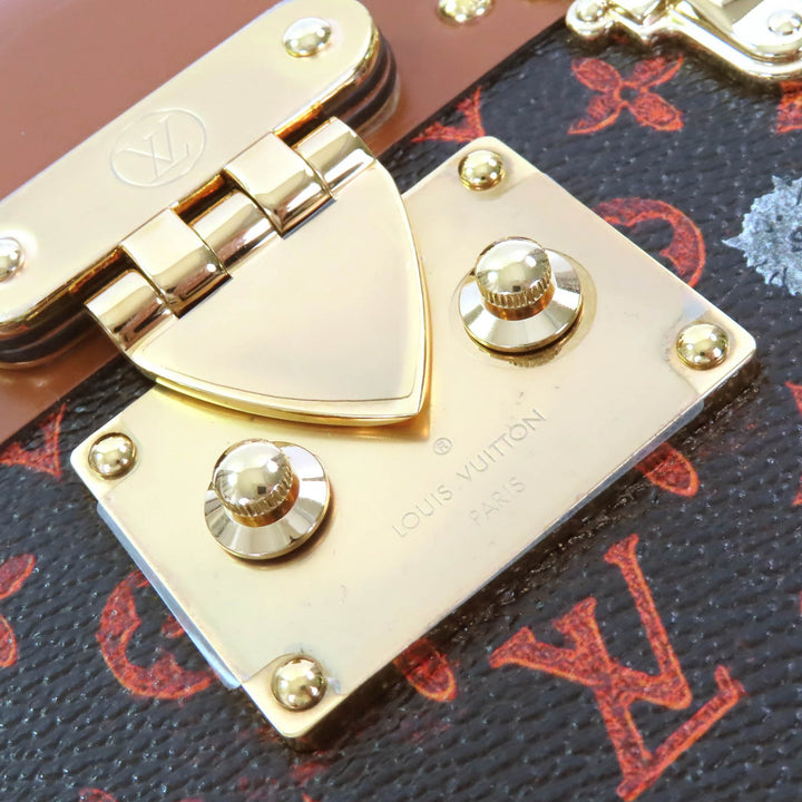 Pristine LOUIS VUITTON Shoulder Bag Petite Malle Transformed Catgram M44407
