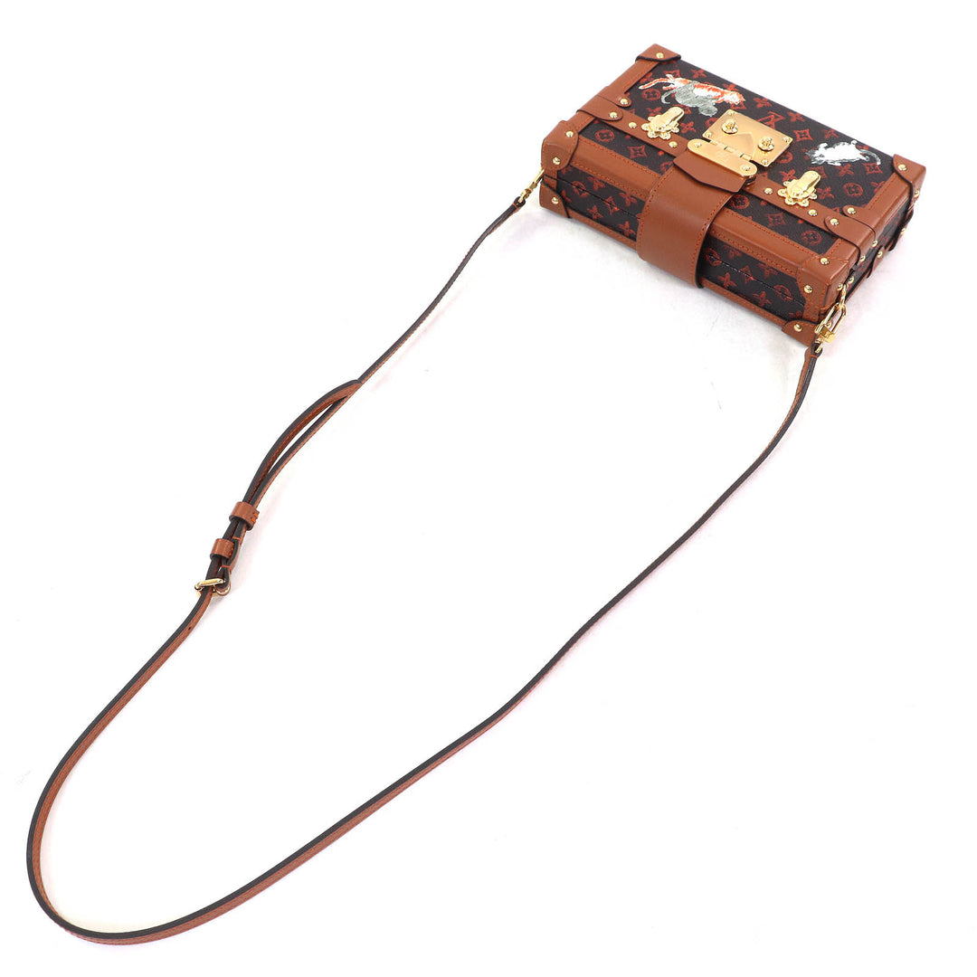 Pristine LOUIS VUITTON Shoulder Bag Petite Malle Transformed Catgram M44407
