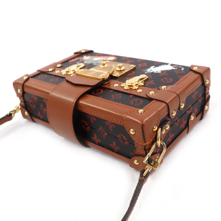 Pristine LOUIS VUITTON Shoulder Bag Petite Malle Transformed Catgram M44407