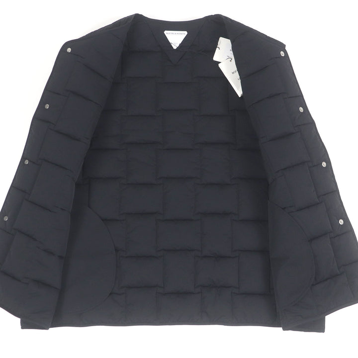 Pristine BOTTEGAVENETA Best Intrecciato Down Vest Padded gilet/padded vest XXL