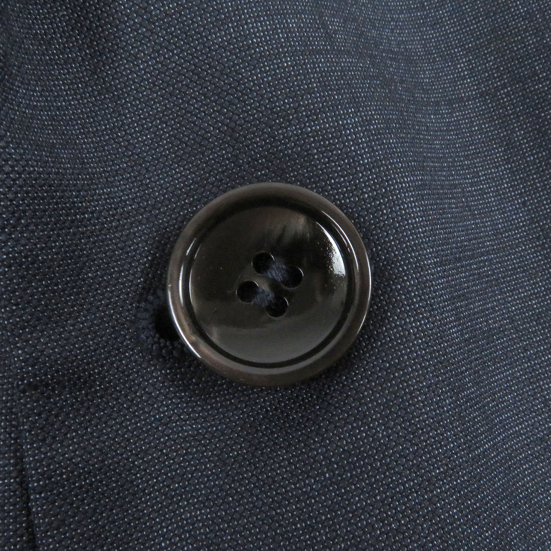 Great GIORGIO ARMANI suit Black Tag Single Navy wool mens 58