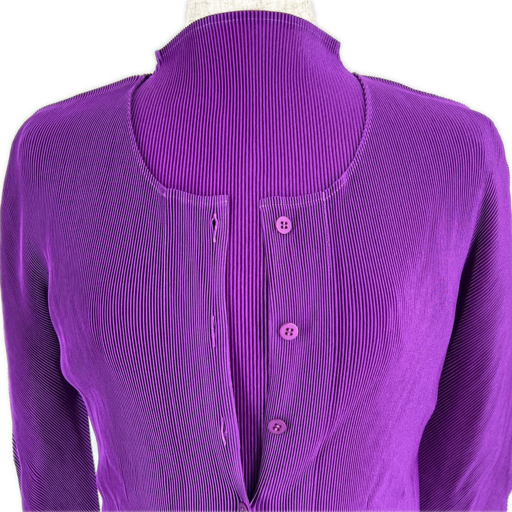 Excellent PLEATS PLEASE ensemble purple polyester Women 3