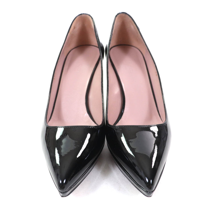 Excellent GUCCI pumps black Patent leather Women 36 388314