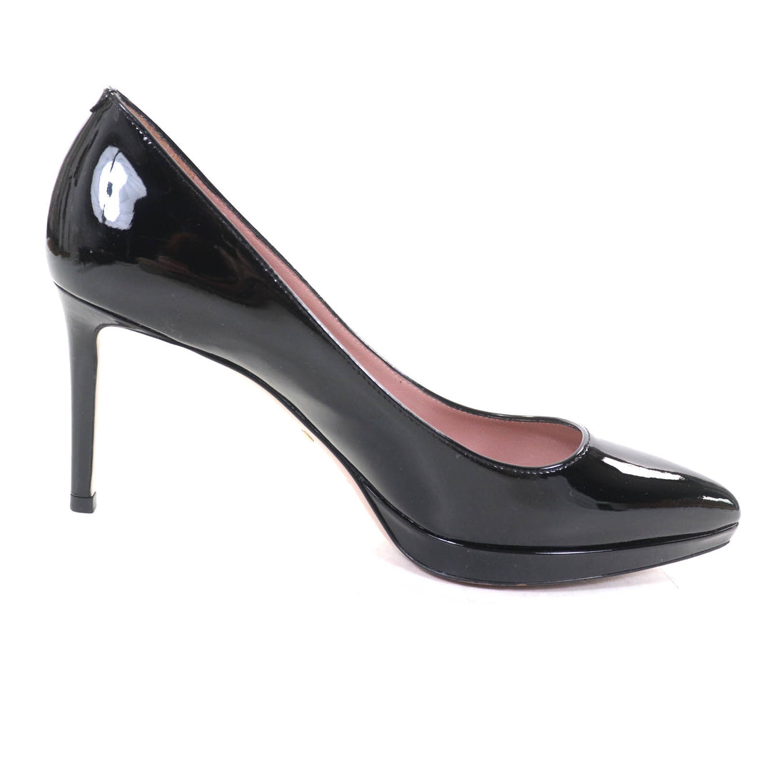 Excellent GUCCI pumps black Patent leather Women 36 388314