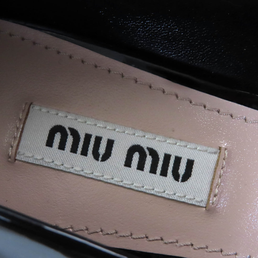 Excellent Miu Miu pumps black Patent leather Women 36