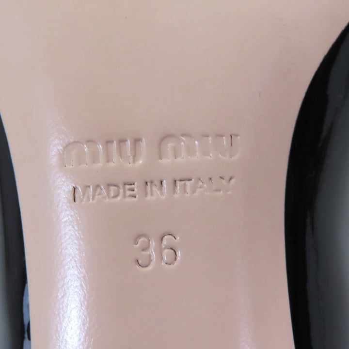 Excellent Miu Miu pumps black Patent leather Women 36