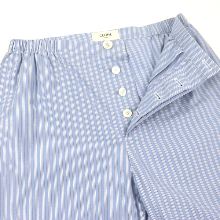 Excellent CELINE Pants blue cotton mens 44 2P01A870V