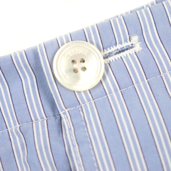 Excellent CELINE Pants blue cotton mens 44 2P01A870V