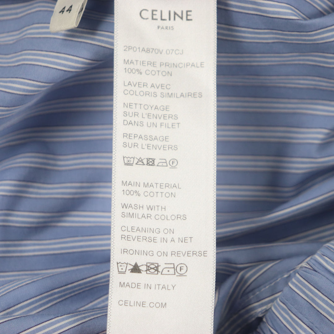 Excellent CELINE Pants blue cotton mens 44 2P01A870V