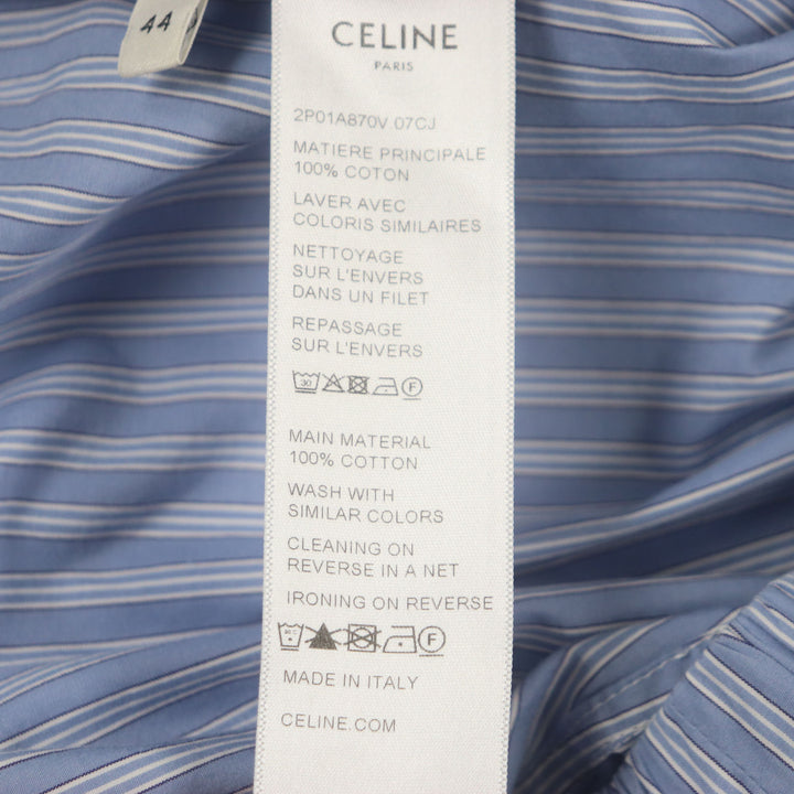 Excellent CELINE Pants blue cotton mens 44 2P01A870V