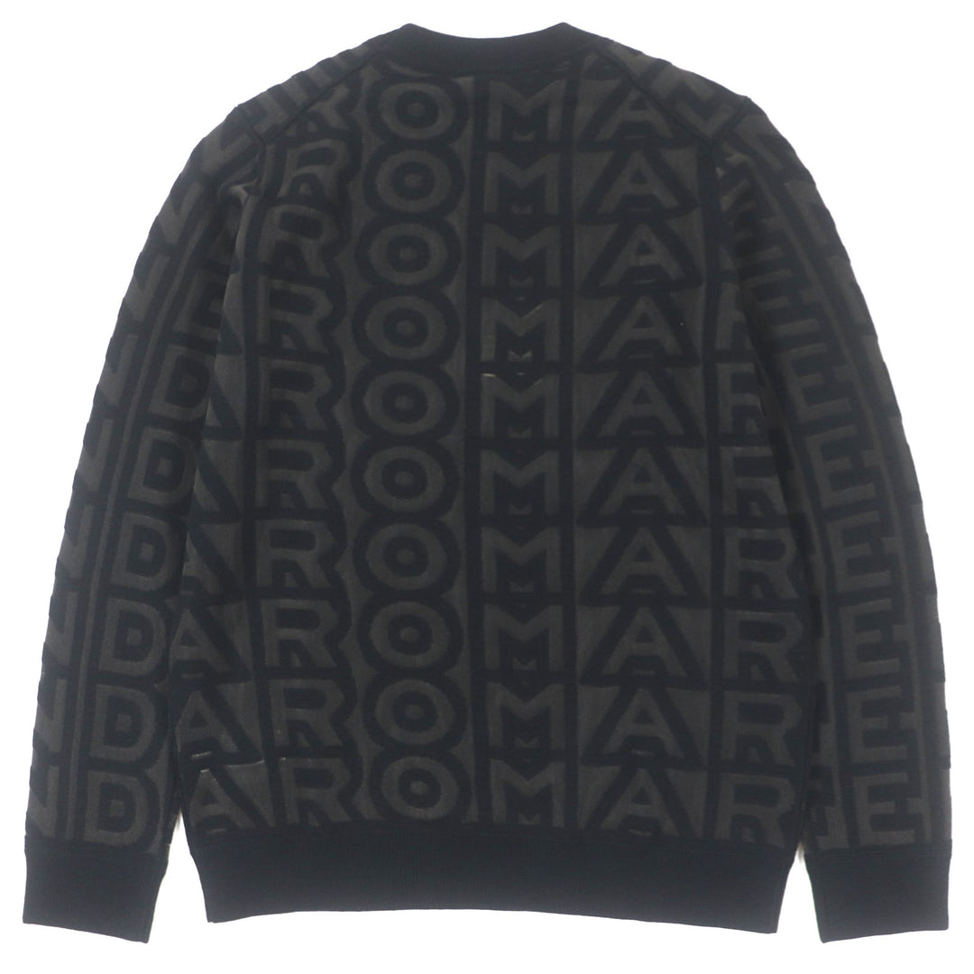 Pristine FENDI×MARC JACOBS sweater All-over logo crew neck knit wool 50 FZX131