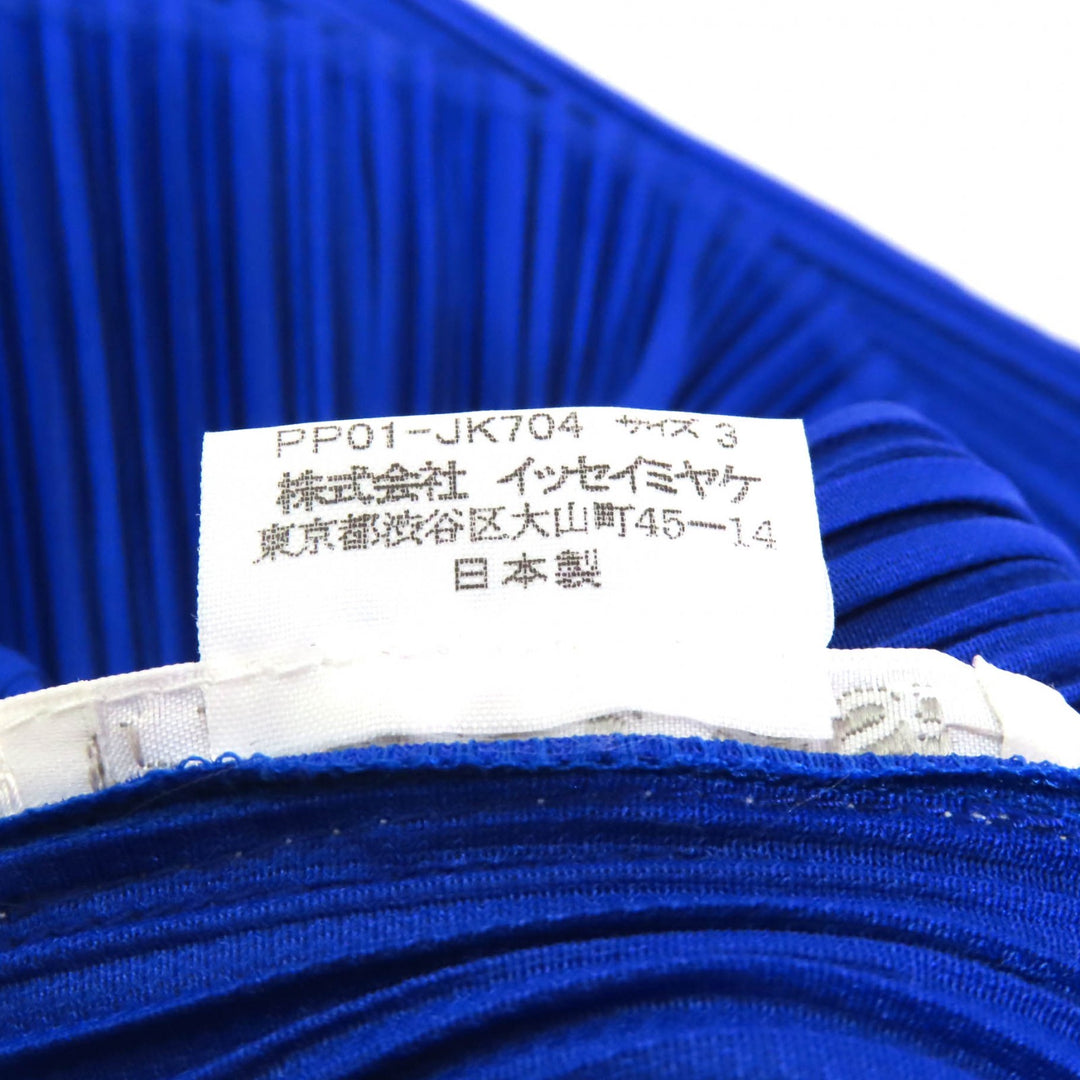 Excellent PLEATS PLEASE T-shirt blue polyester Women 3 PP01-JK704
