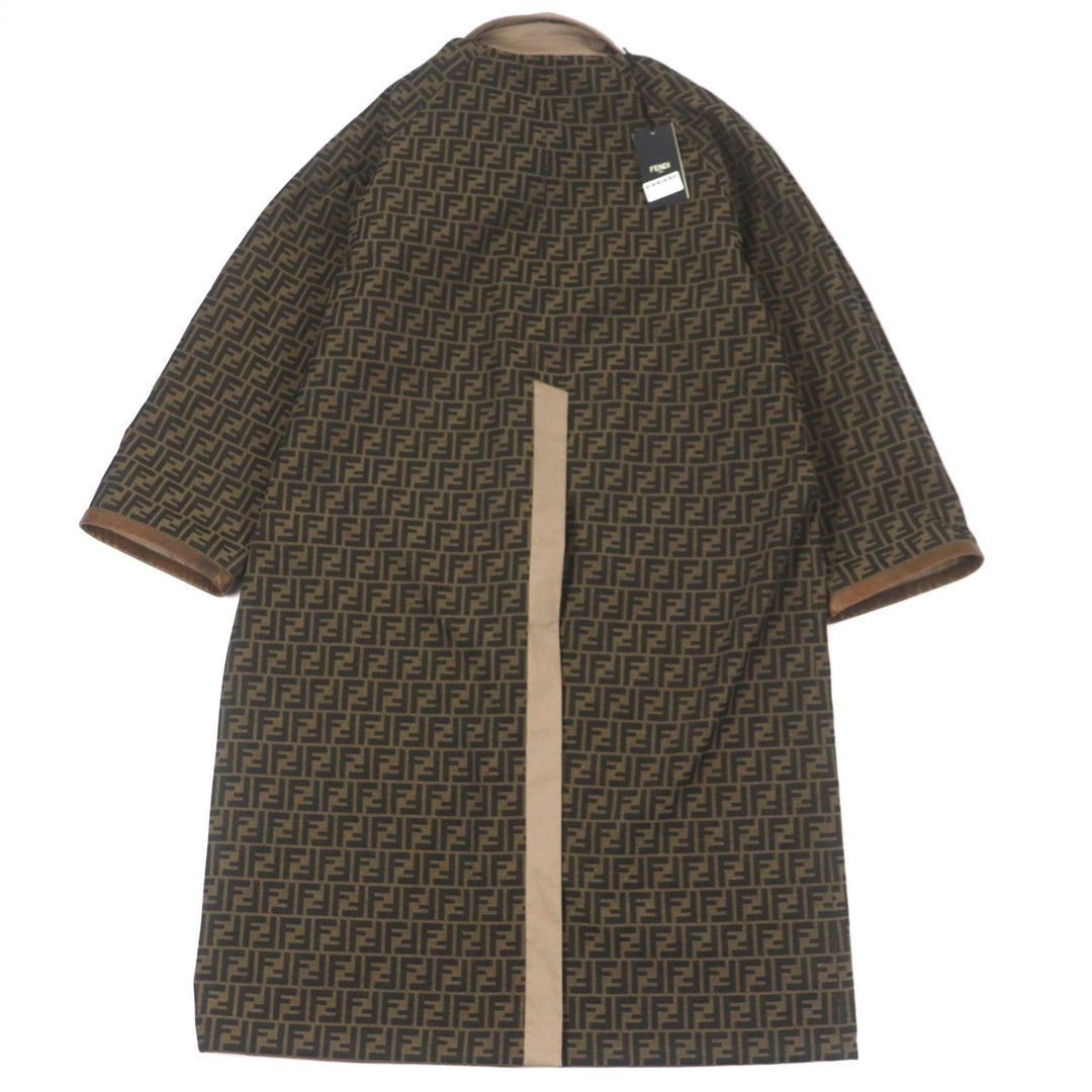 FENDI trench coat beige cotton mens 50 FF0741
