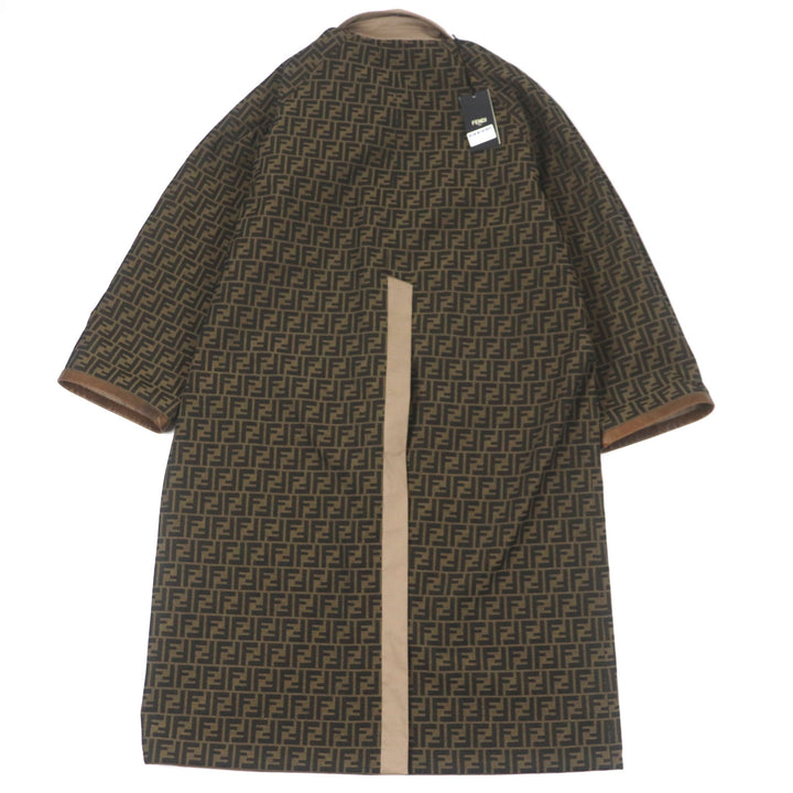 FENDI trench coat beige cotton mens 50 FF0741