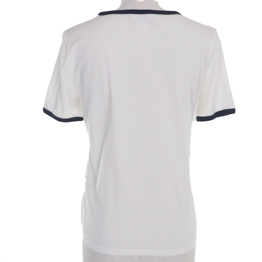 Great CELINE Short sleeve Hedi CELINE PARIS Triomphe logo print crew neck XS 2X872671Q