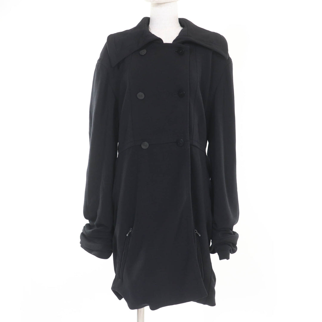 Great CHANEL coat black wool Women 36 98A P12059V06804