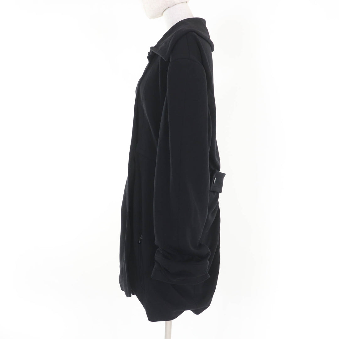 Great CHANEL coat black wool Women 36 98A P12059V06804
