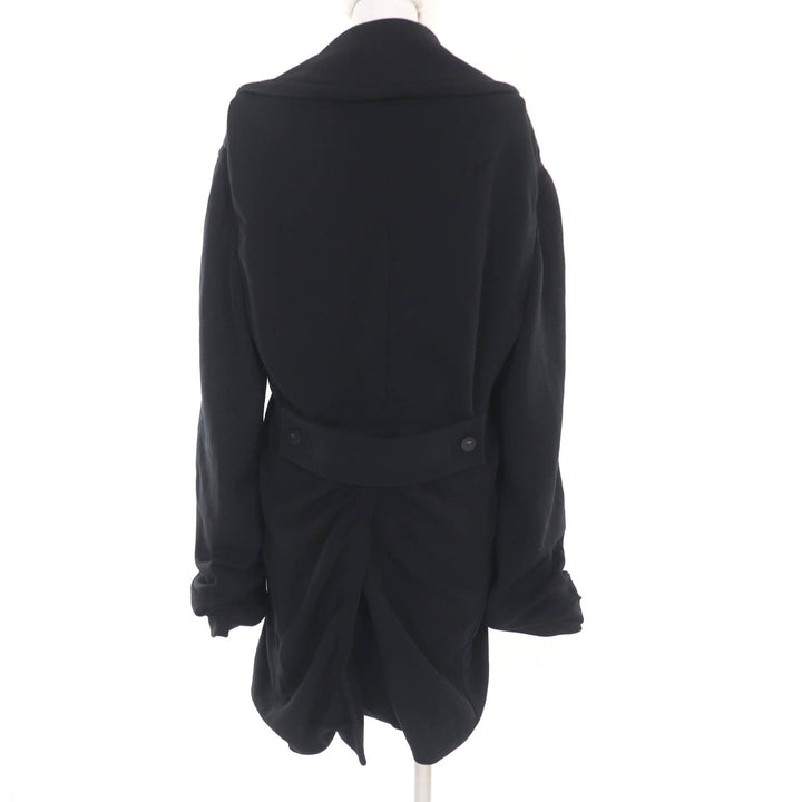 Great CHANEL coat black wool Women 36 98A P12059V06804