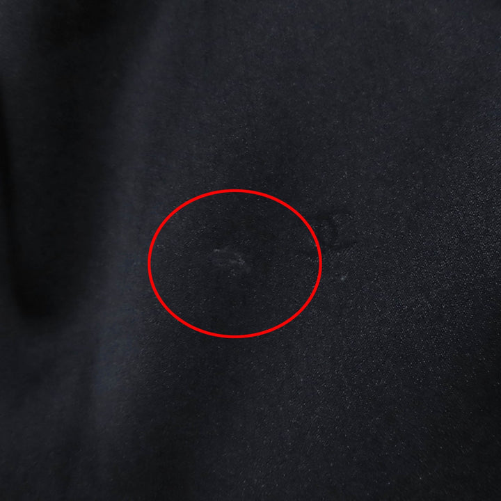 CHANEL coat COCO Mark Button Gathered Design black Women 36 98A P12059V06804