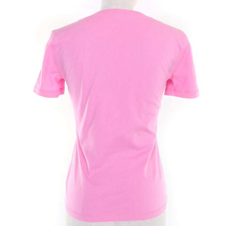 Excellent HERMES Short sleeve T-shirt Canoe Chne Dunkel pink cotton Women 34