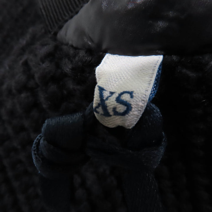 Pristine MONCLER Down vest GILET TRICOT Knit switching design with logo patch XS