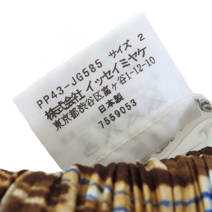 PLEATS PLEASEのスカート 遊園地 ジェットコースター柄 ロング丈 2 PP43-JG585
