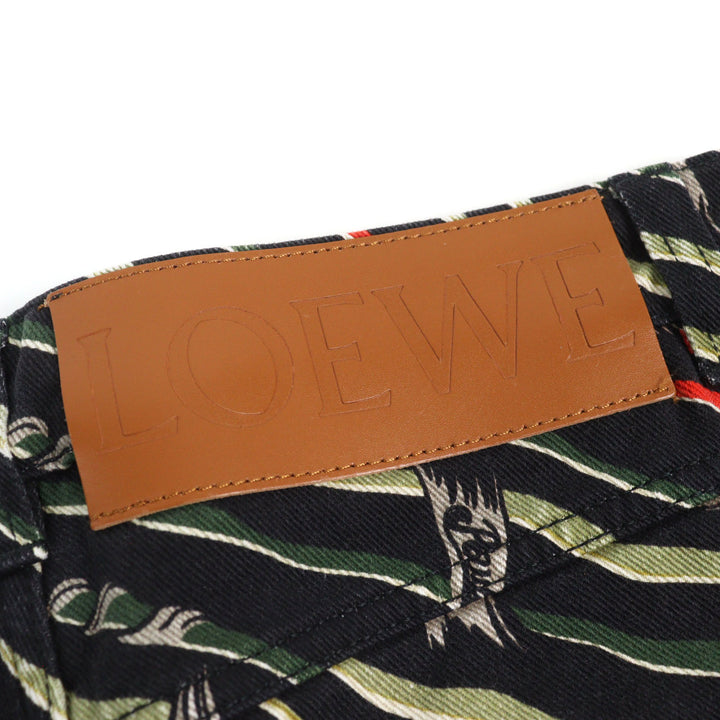 素晴らしいLOEWE×Paulas Ibizaフィッシャーマンズパンツ（刺繍ロゴ入り）メンズ44 H2282480IB