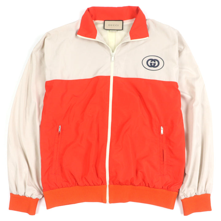 Excellent GUCCI Nylon jacket Beige orange polyester S 693017