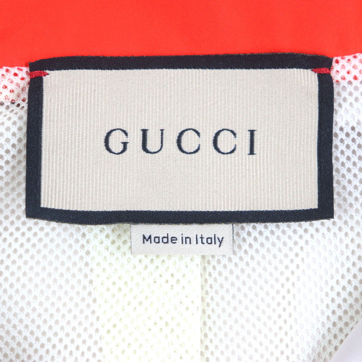 Excellent GUCCI Nylon jacket Beige orange polyester S 693017